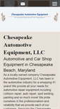 Mobile Screenshot of chesautoequip.com